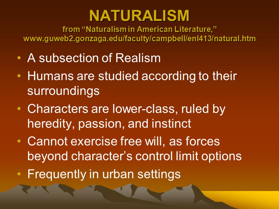 naturalism and realism in fiction torrent